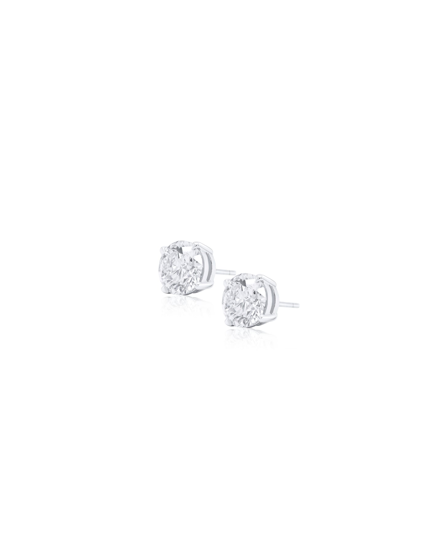 0.75ctw Four Prong Diamond Studs