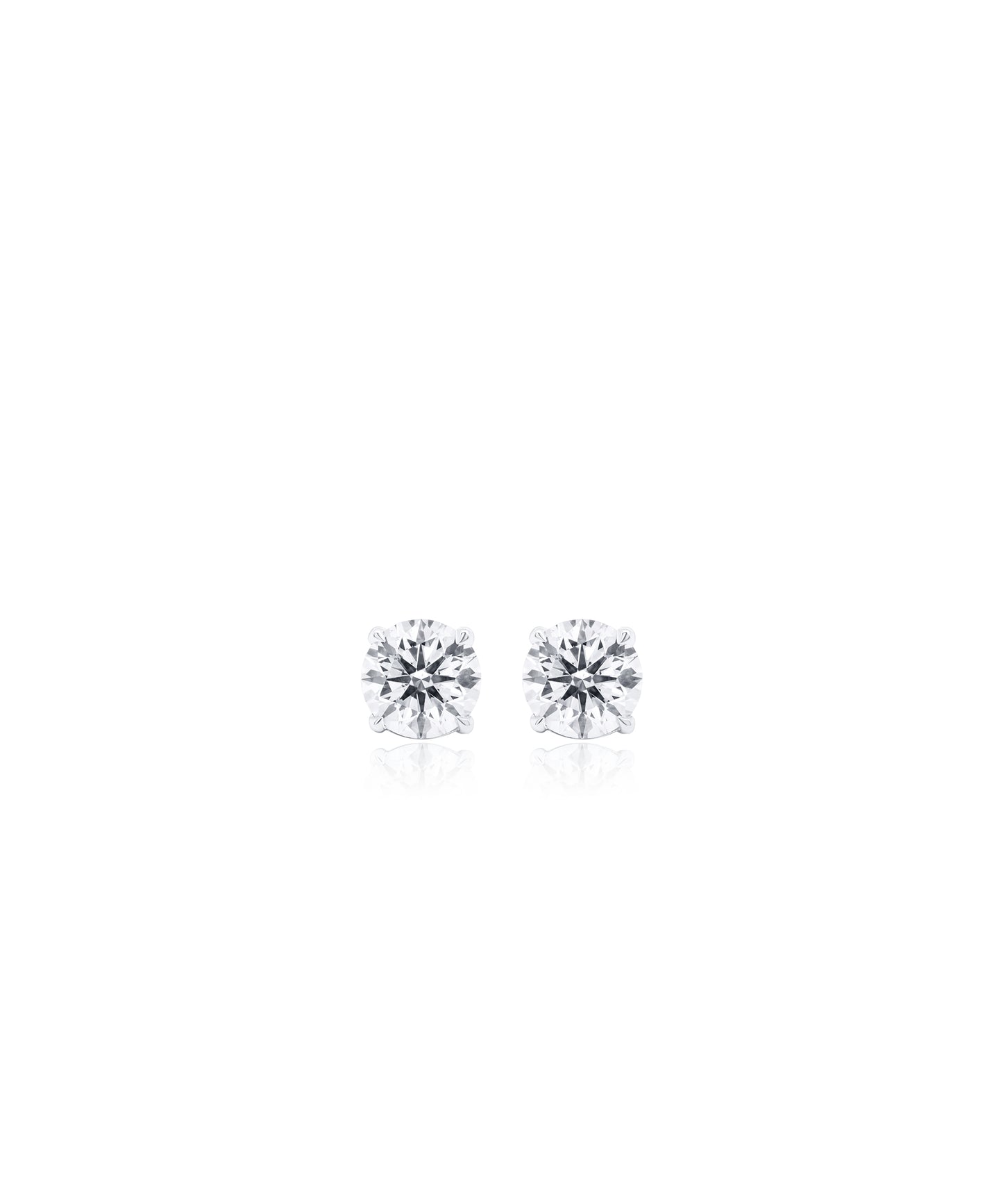 0.75ctw Four Prong Diamond Studs
