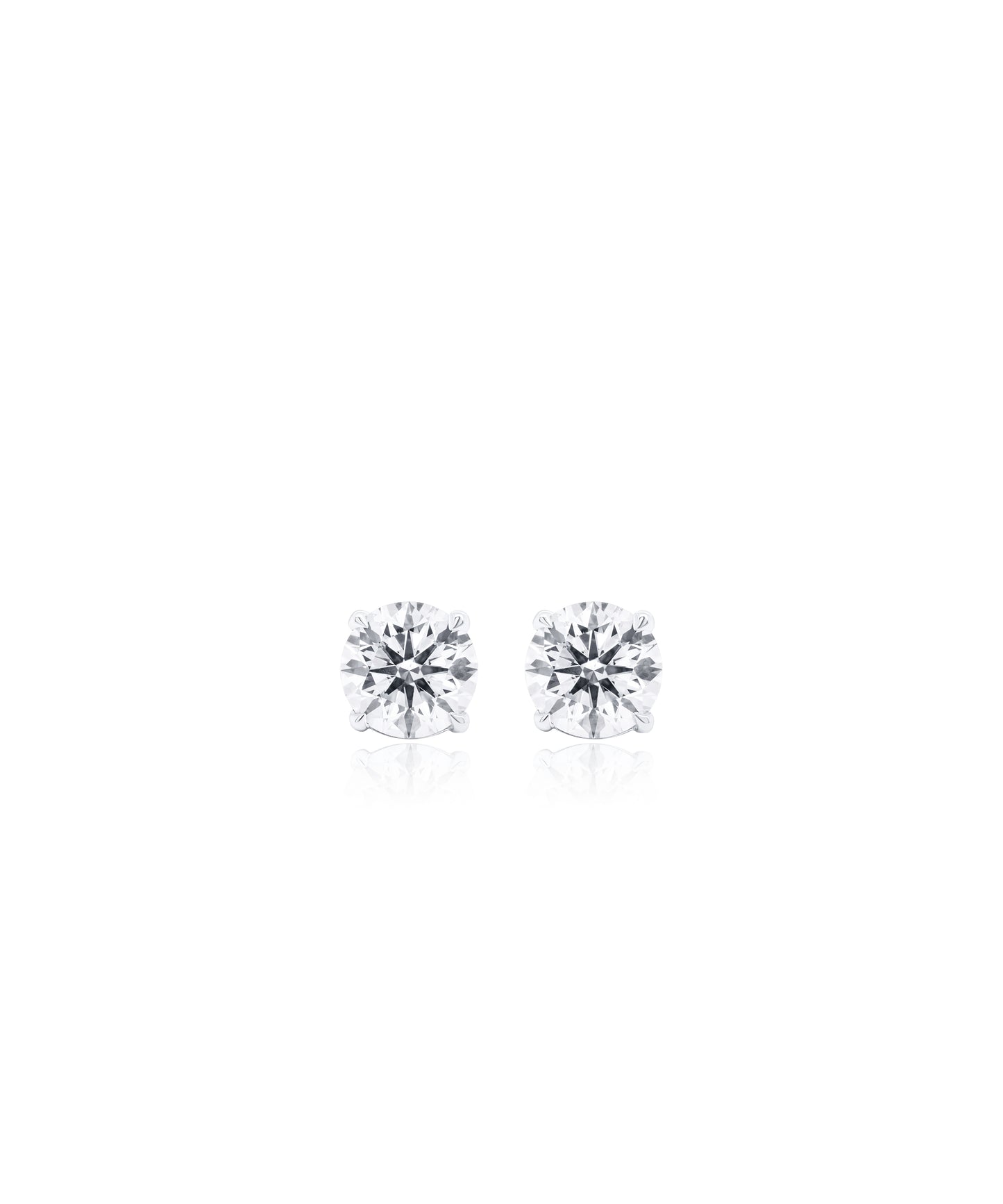 1.00ctw Four Prong Diamond Studs