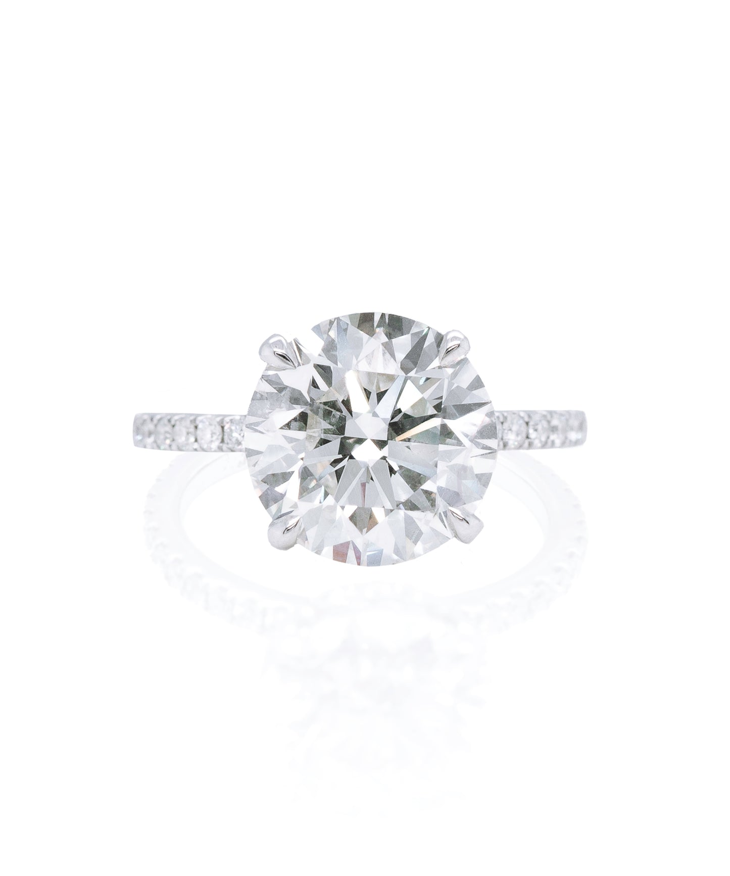 Pave Band with Hidden Halo