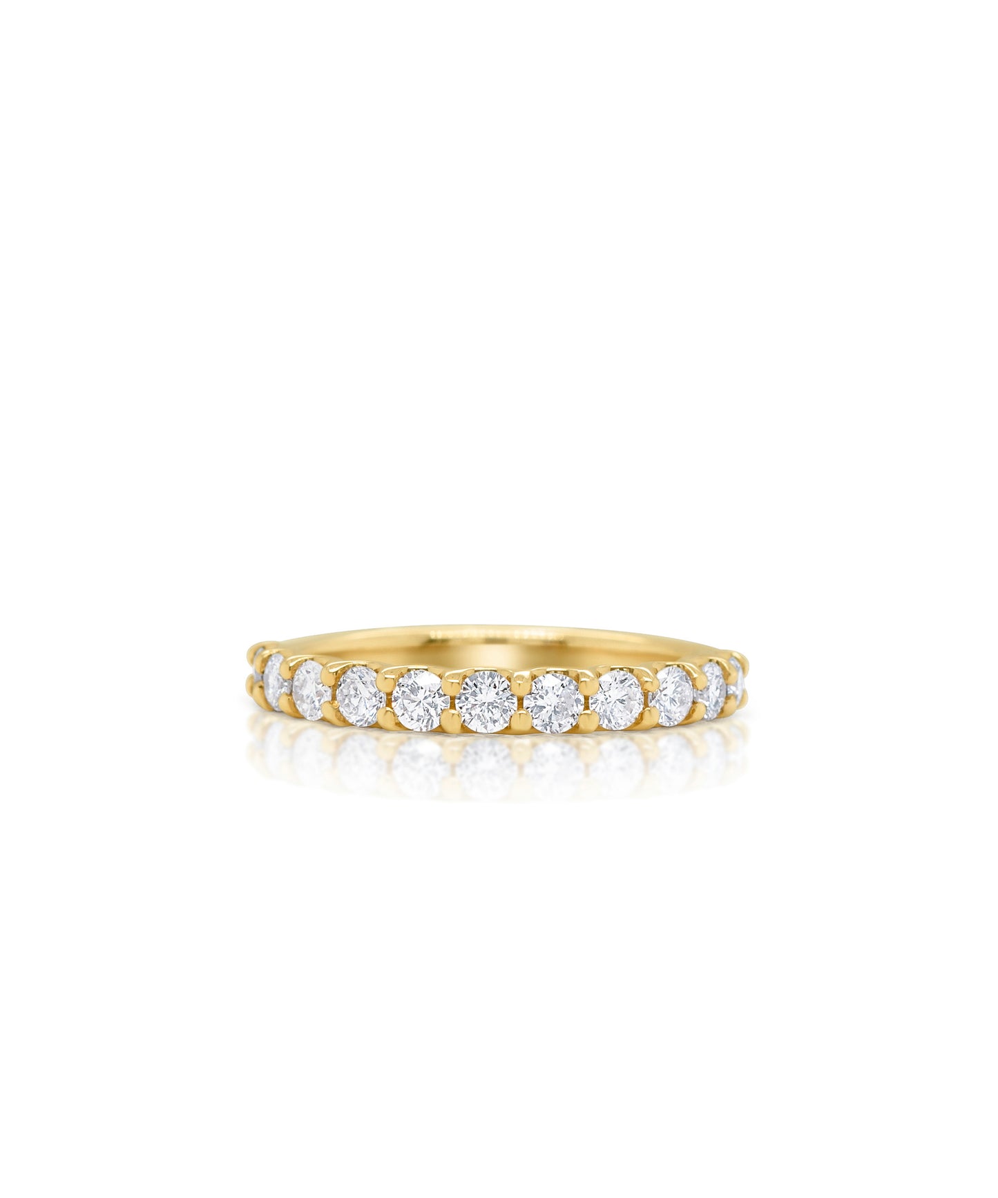 Scalloped Edge Diamond Band