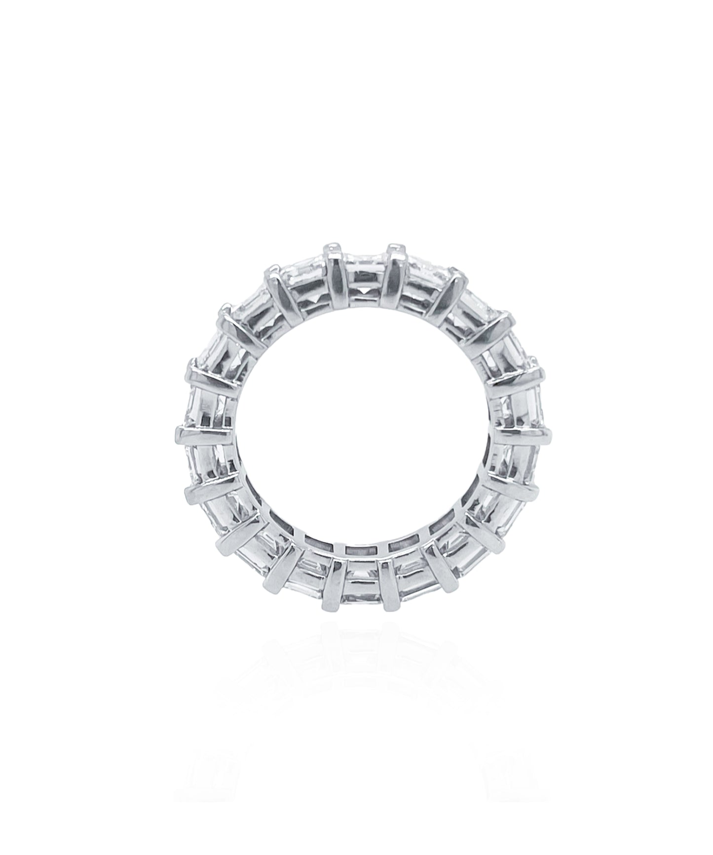 5.18ctw Asscher Eternity Band