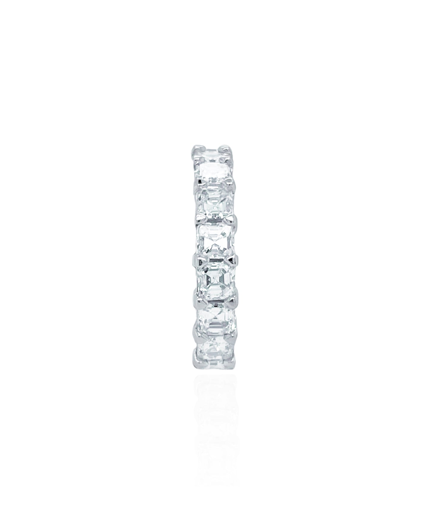 5.18ctw Asscher Eternity Band
