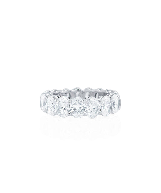 6.94ctw Oval Eternity Band