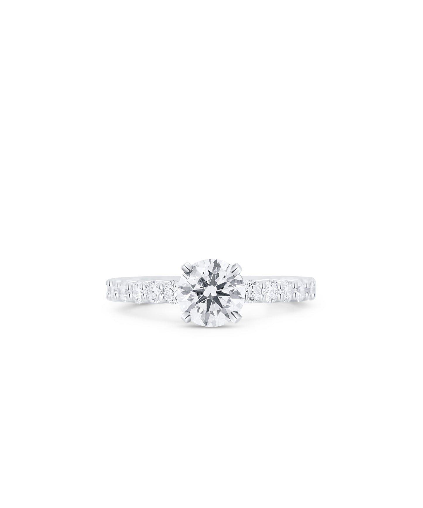 Round Brilliant Cut with Luminous Diamond Band
