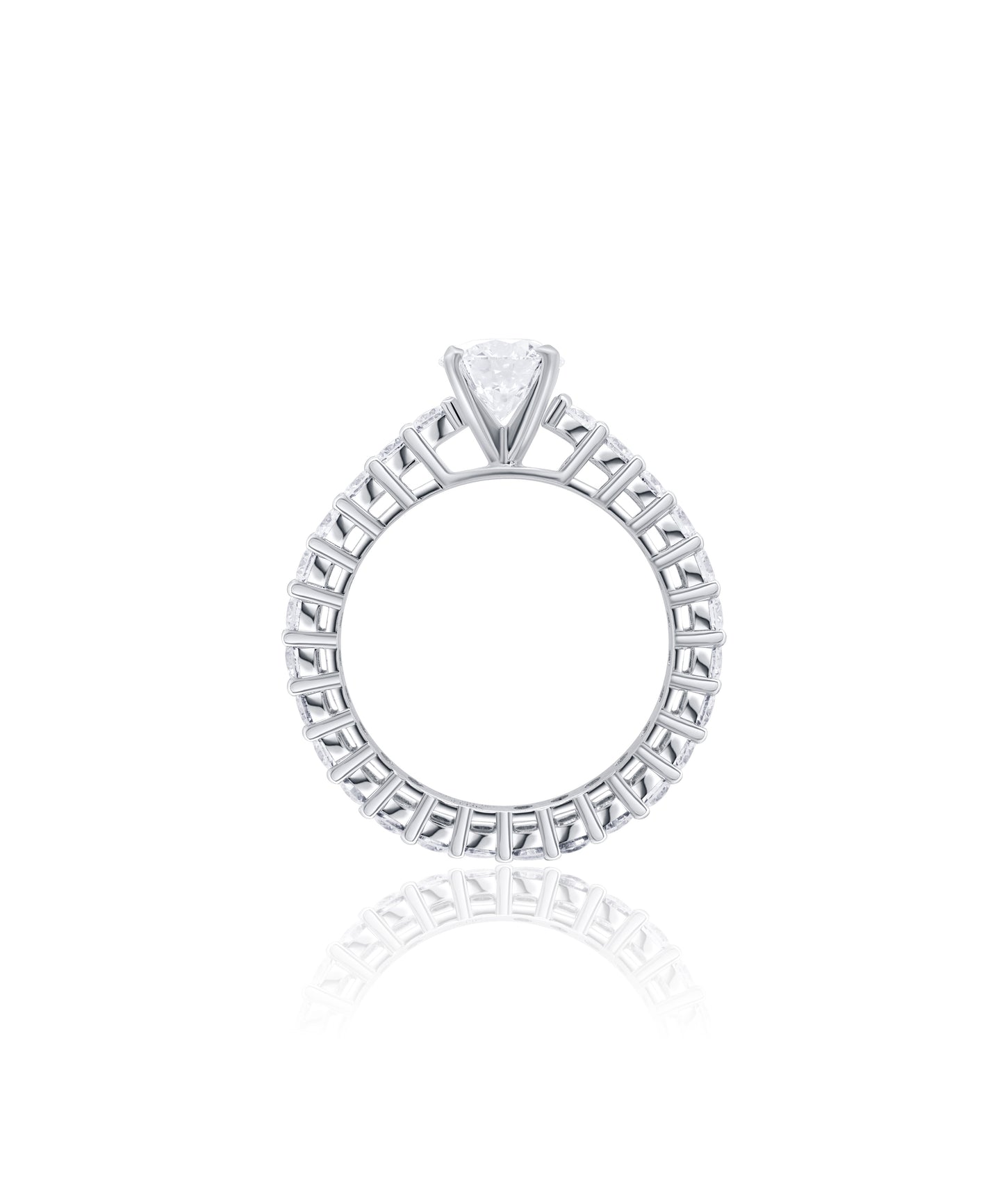 Round Brilliant Cut with Luminous Diamond Band