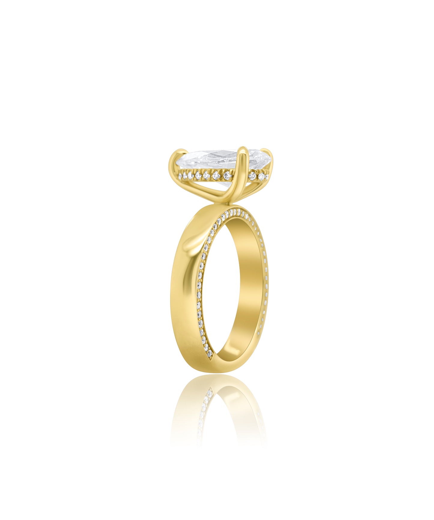 Pear Cut with Boston Diamond Cigar Band