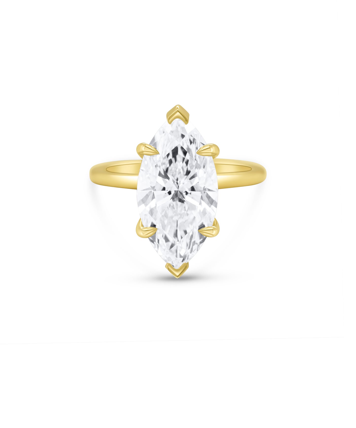 Hidden Halo Marquise with Classic Band