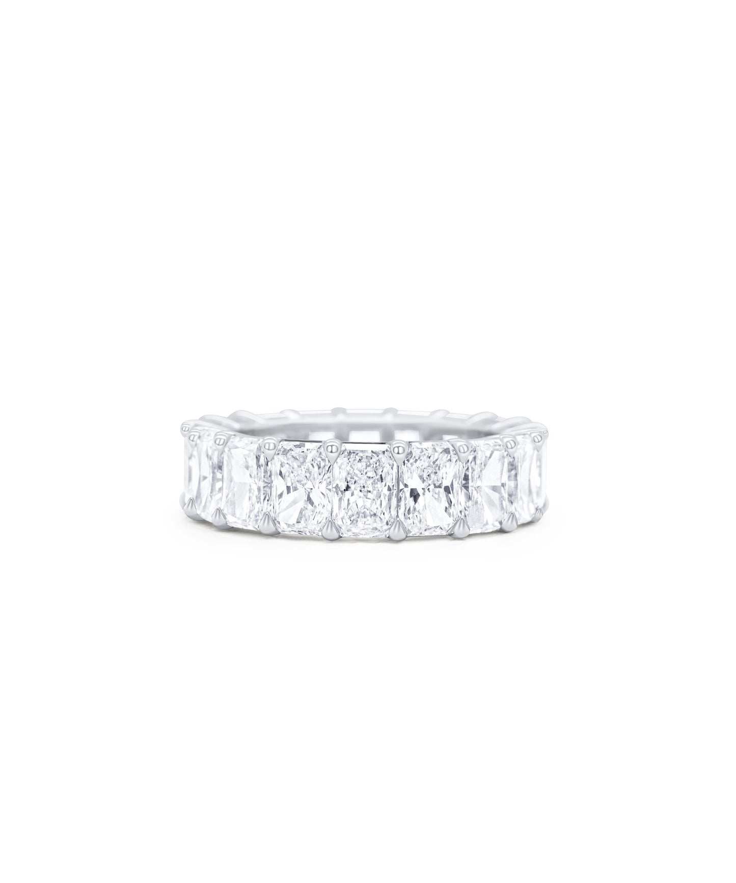 Radiant Cut Eternity Band