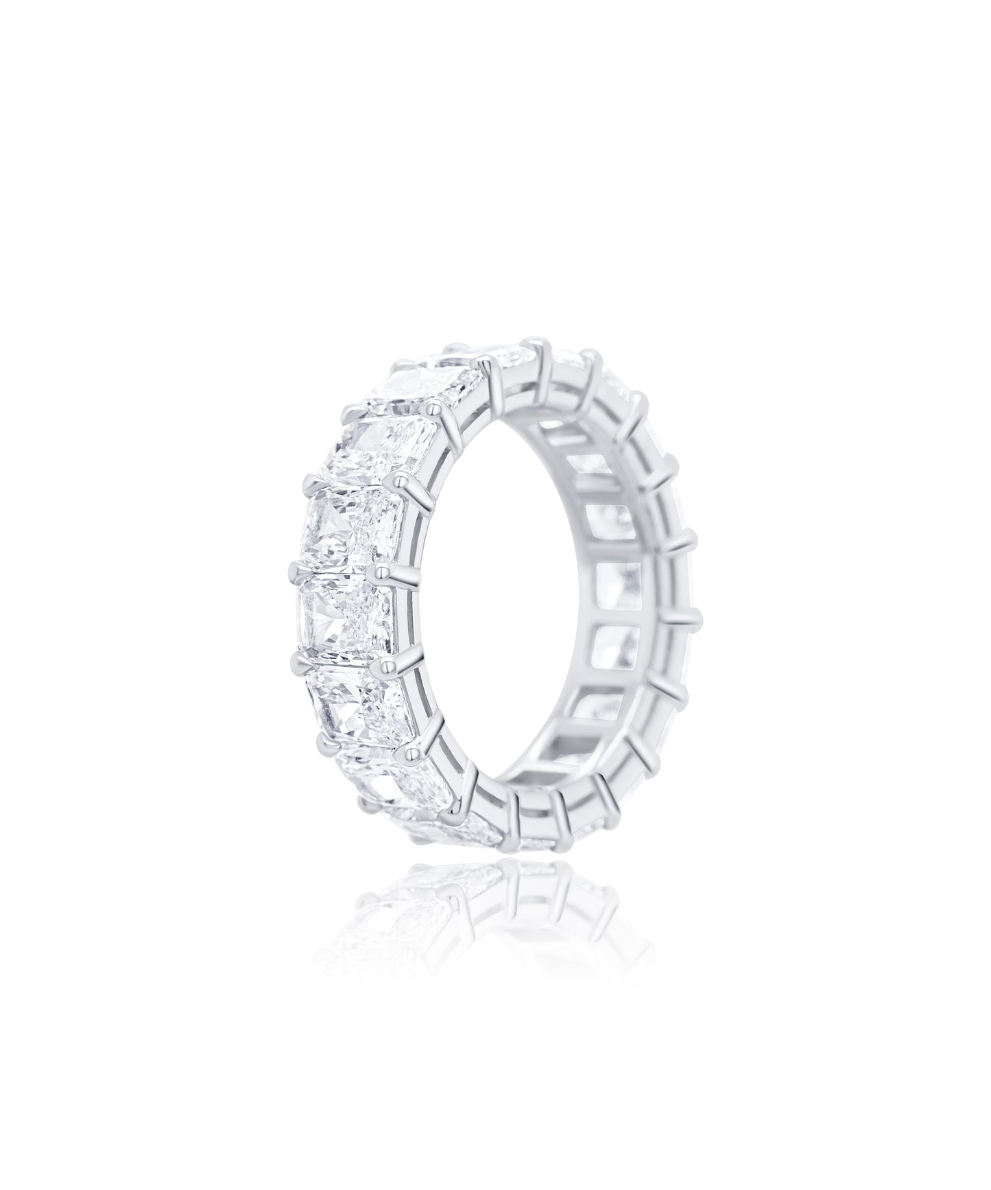 Radiant Cut Eternity Band