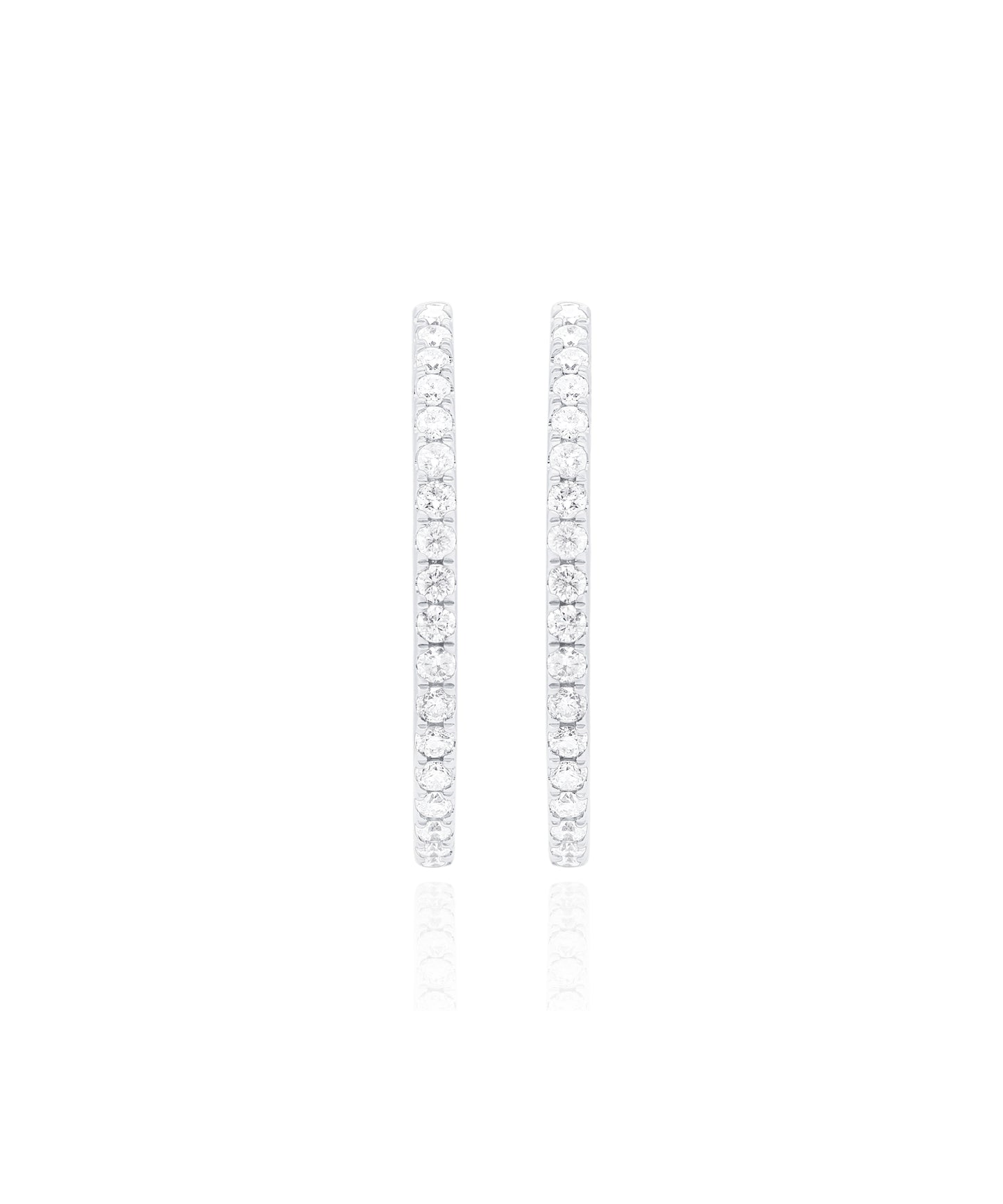 1.39ctw Inside Outside Hoops