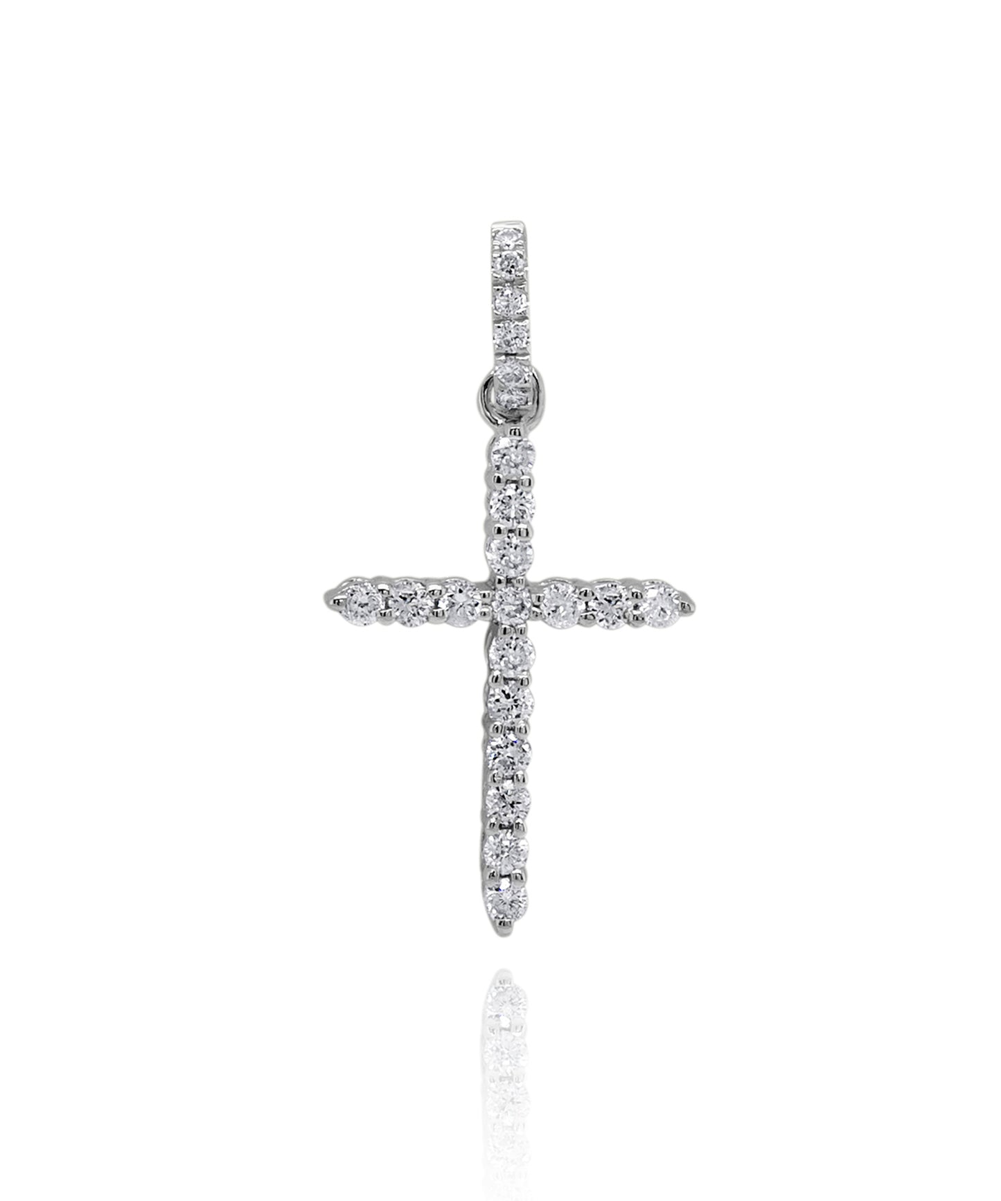 0.11ctw Cross Pendant