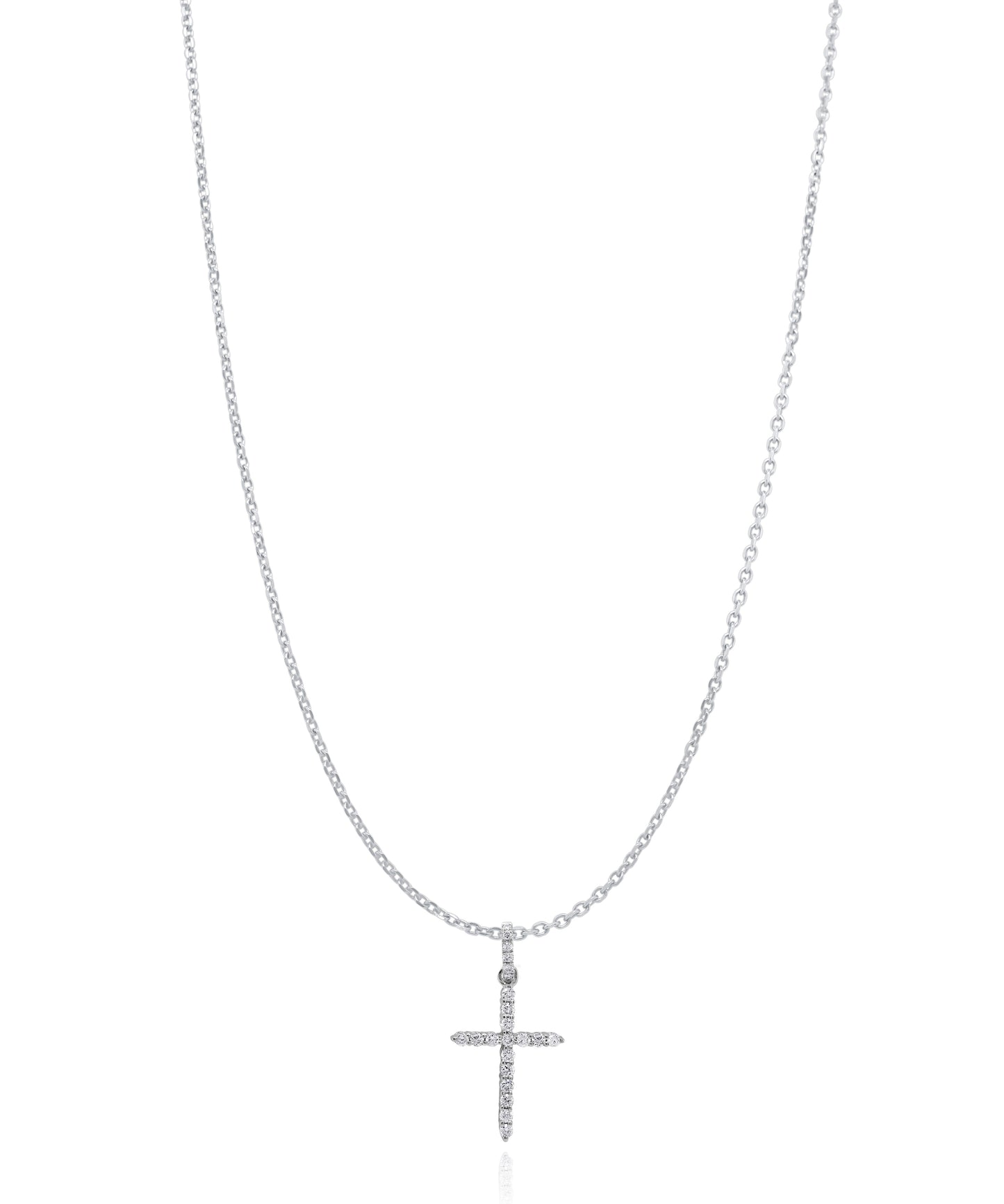 0.11ctw Cross Pendant
