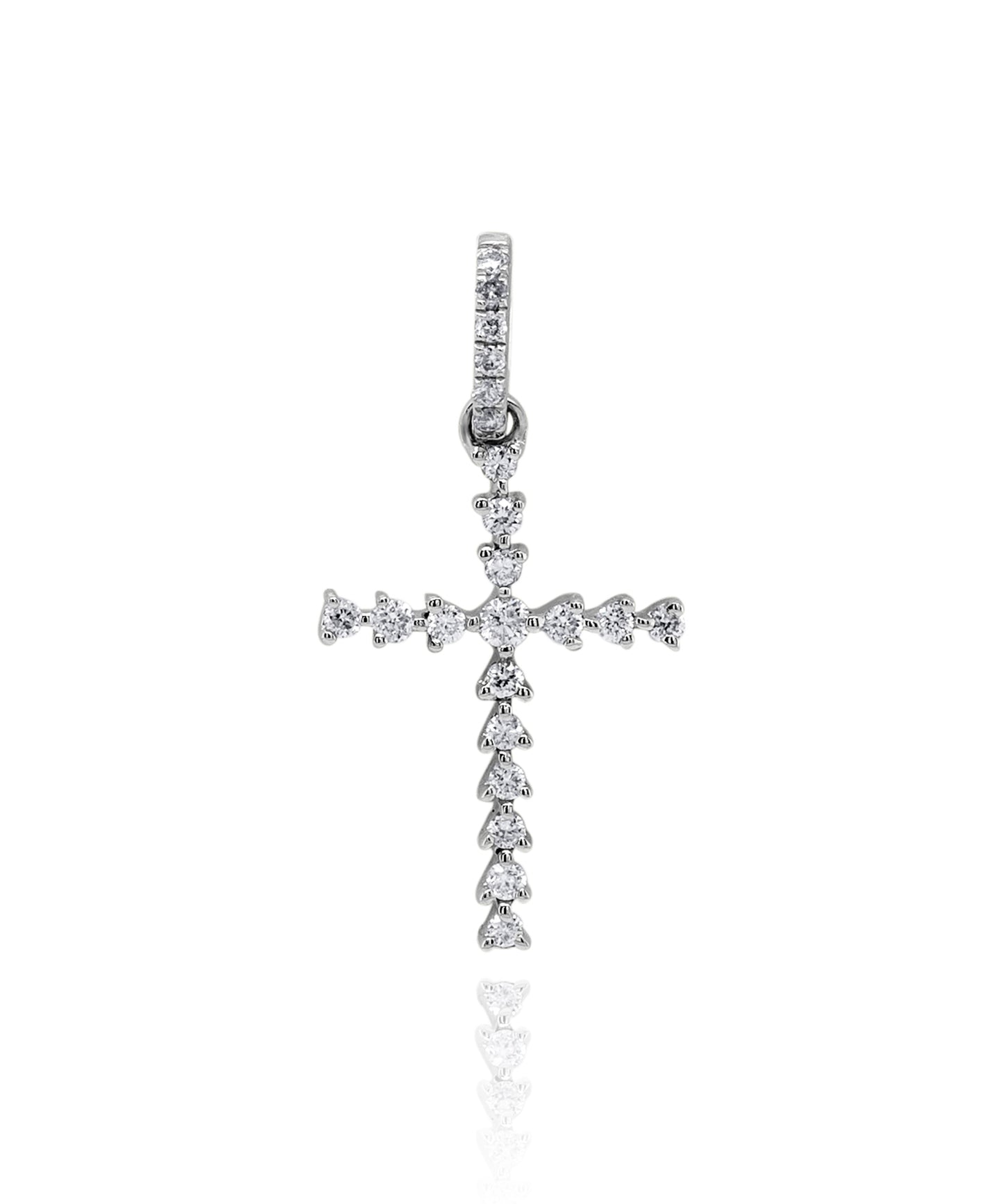 0.08ctw Cross Pendant
