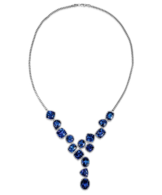 Tanzanite Treasure Diamond Necklace