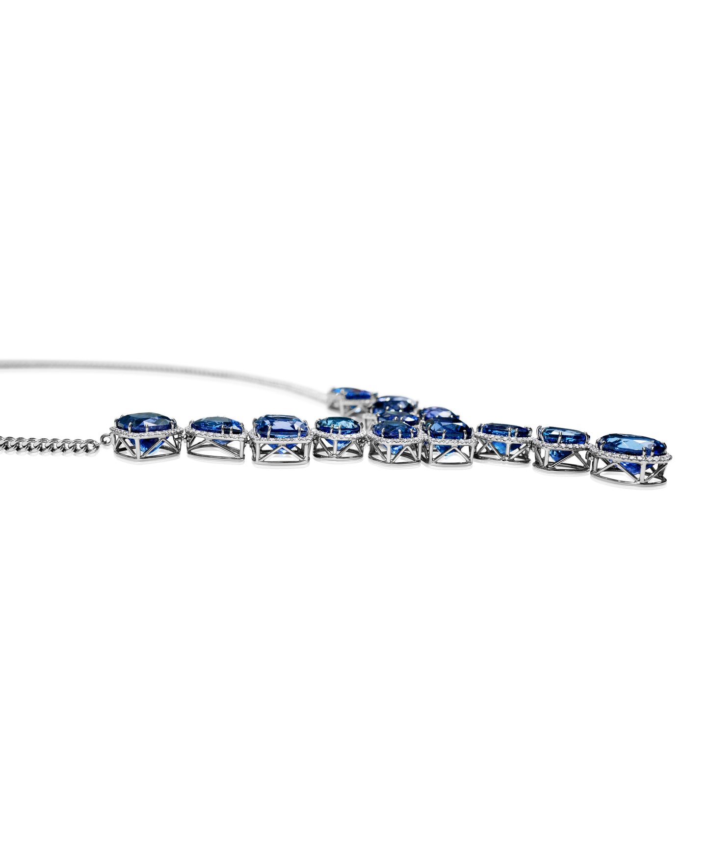 Tanzanite Treasure Diamond Necklace
