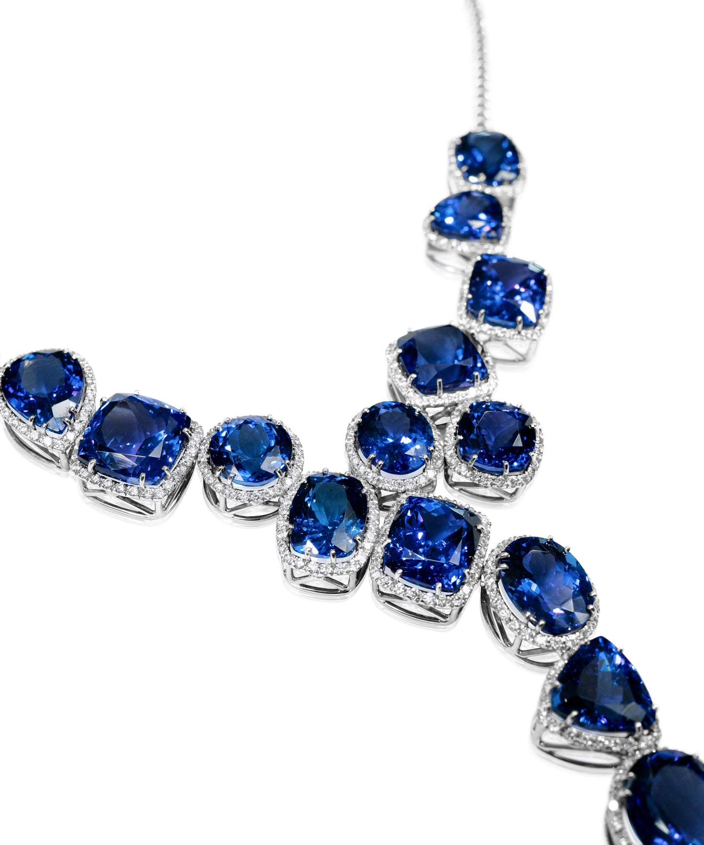 Tanzanite Treasure Diamond Necklace