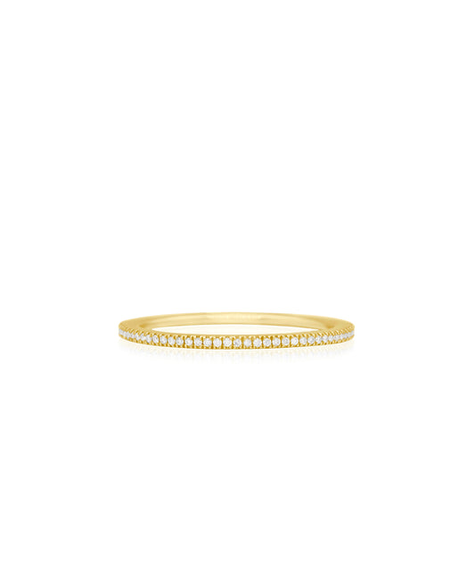 Minimal Eternity Band- Yellow Gold