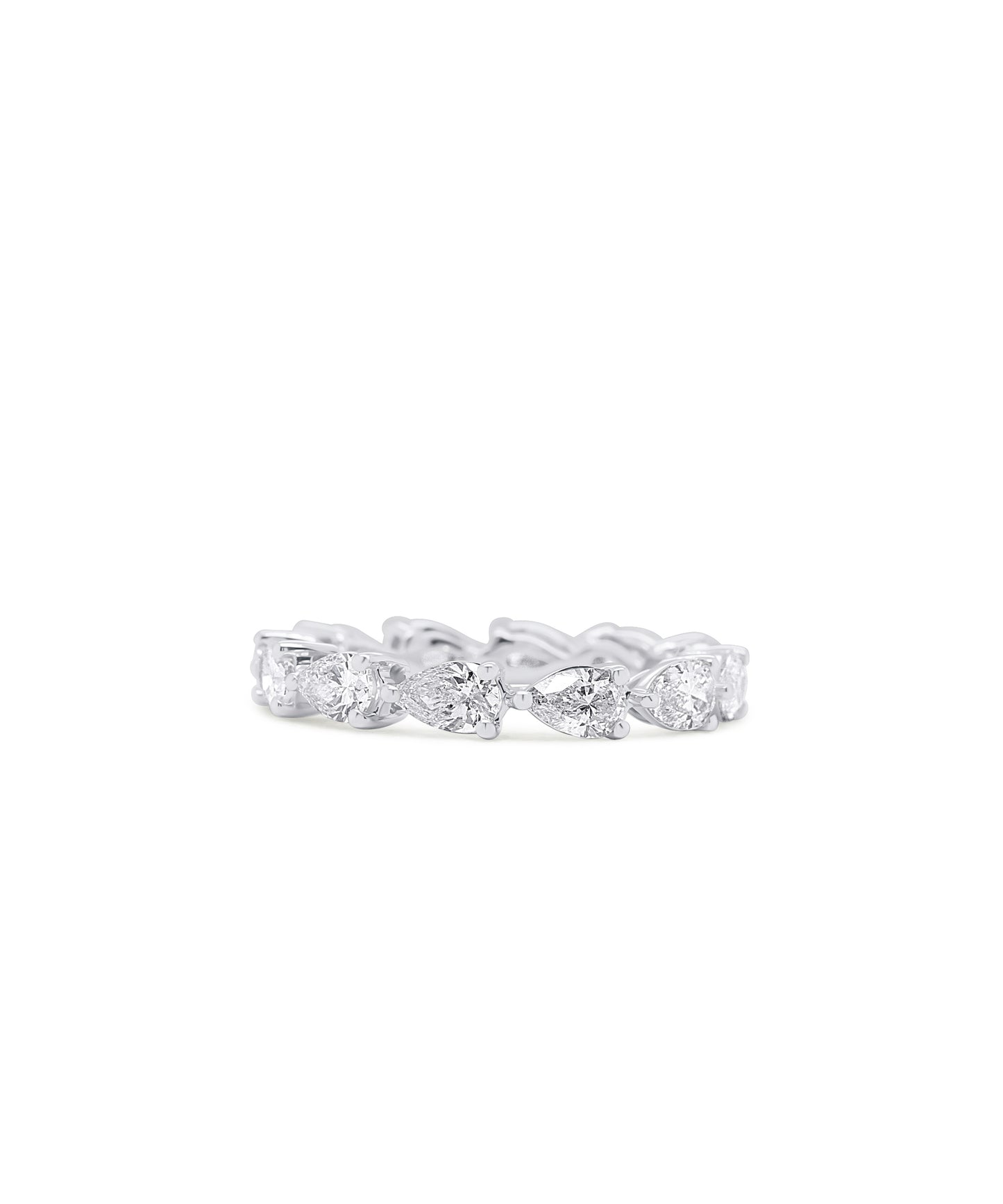 Pear Cut Eternity Band