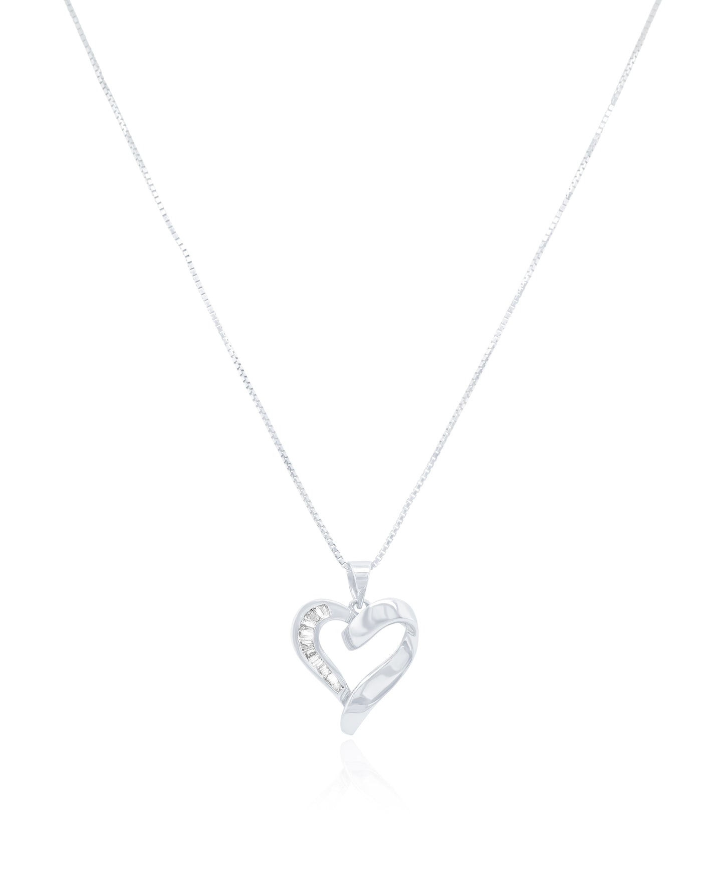 Asymmetric Heart Necklace