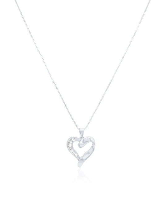 Asymmetric Heart Necklace