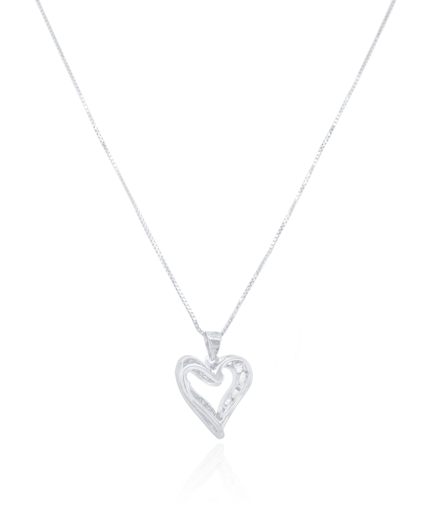 Asymmetric Heart Necklace