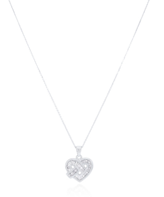 Ribbon Heart Necklace