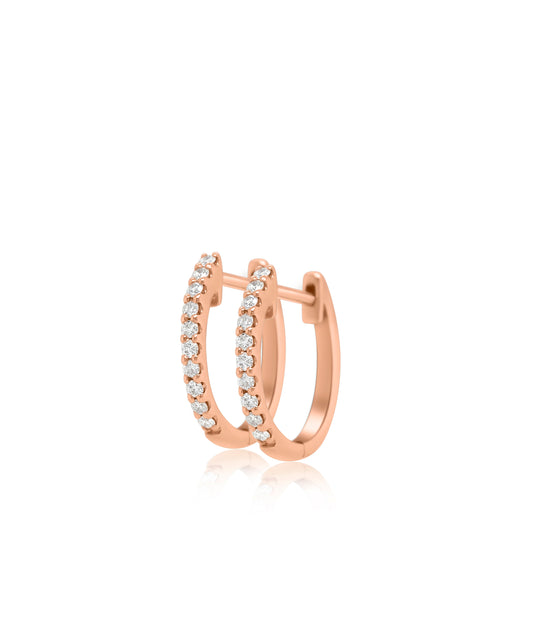 0.20ctw Rose Gold Huggies