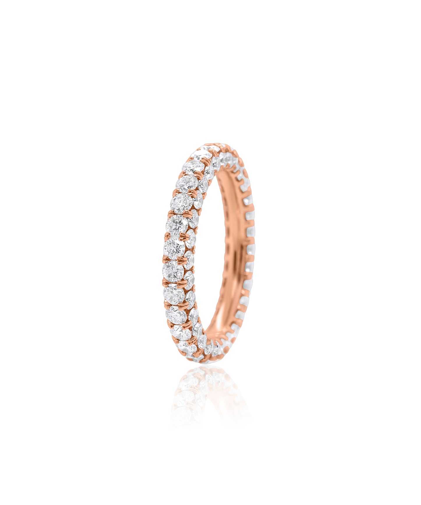 Shine Bright Rose Gold Diamond Band