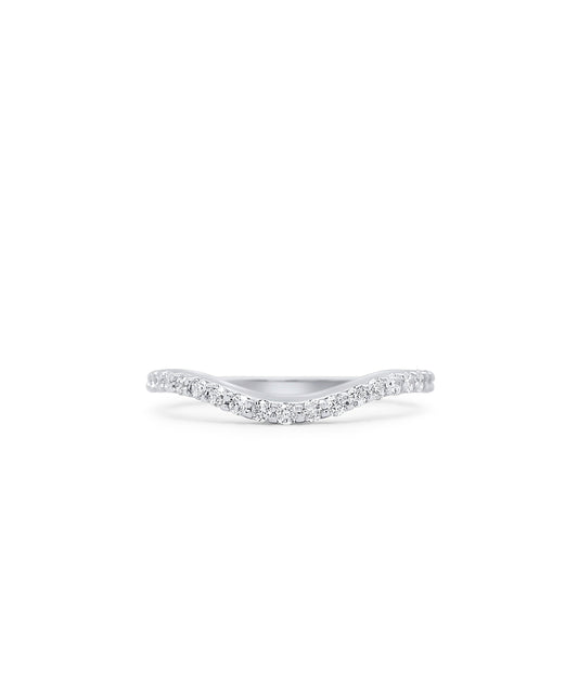 .30ctw Curved Wedding Band