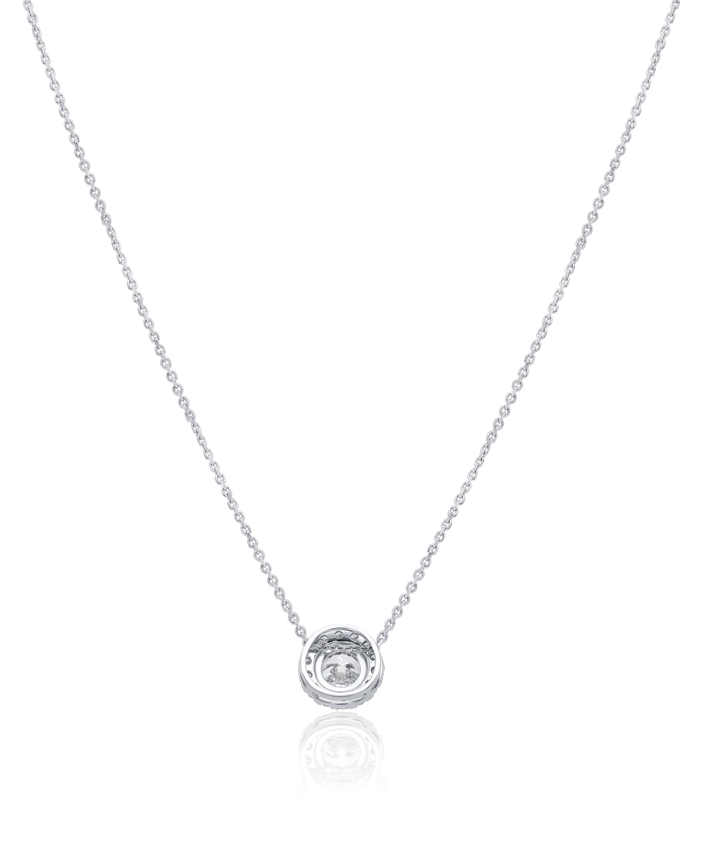 Diamond Halo Pendant