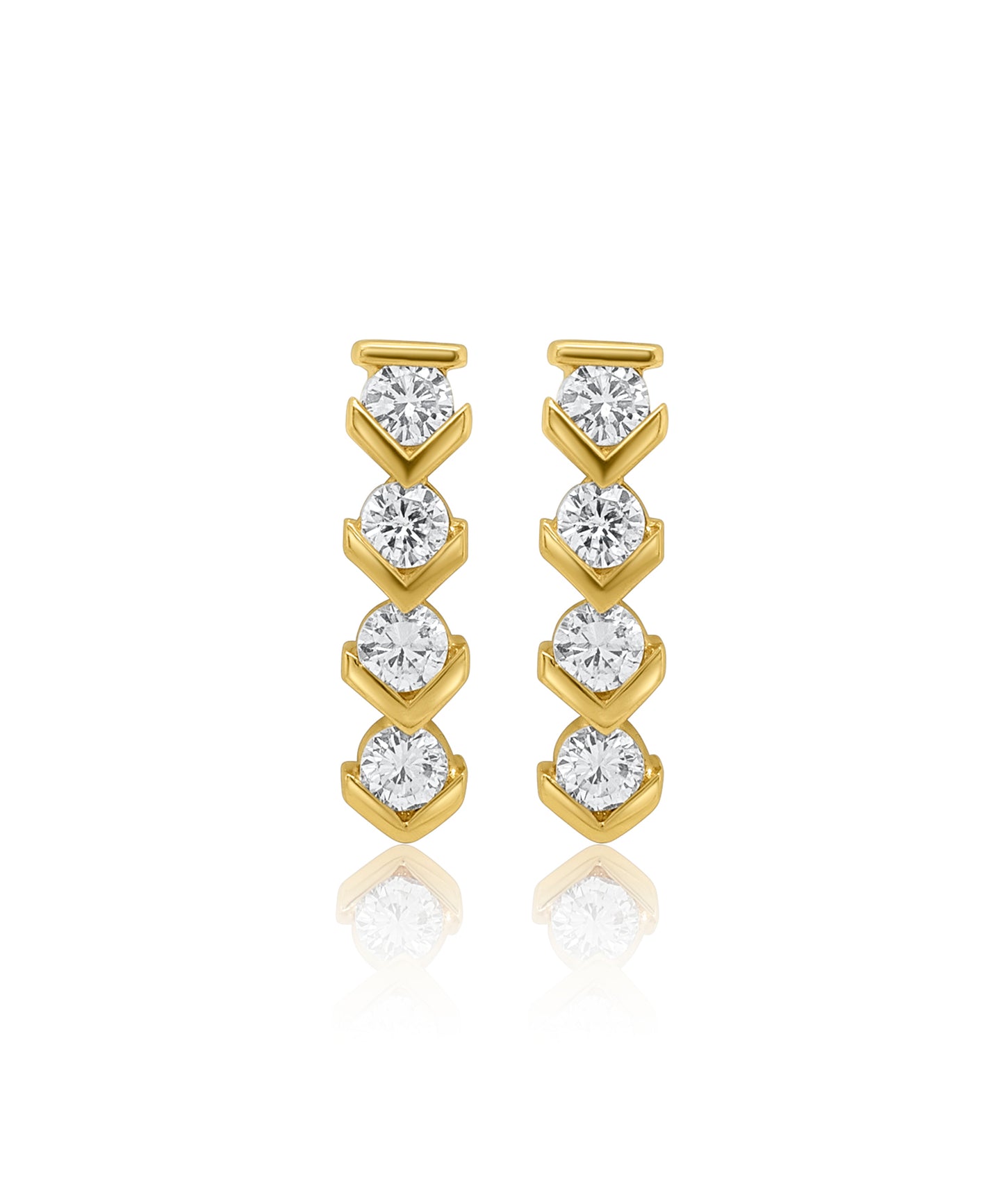 Tierdrop Diamond Studs