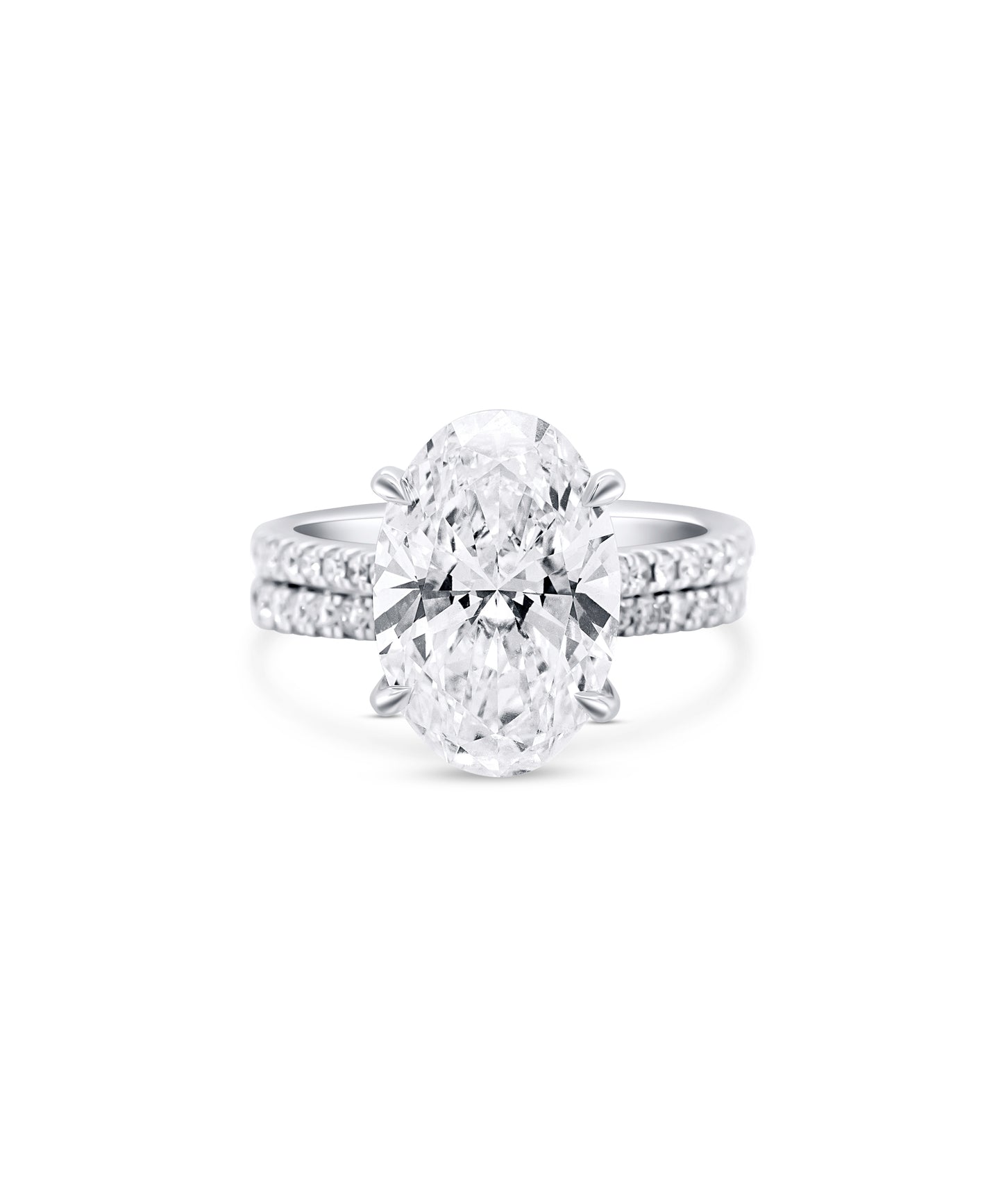 Modern Classic Oval Engagement Ring
