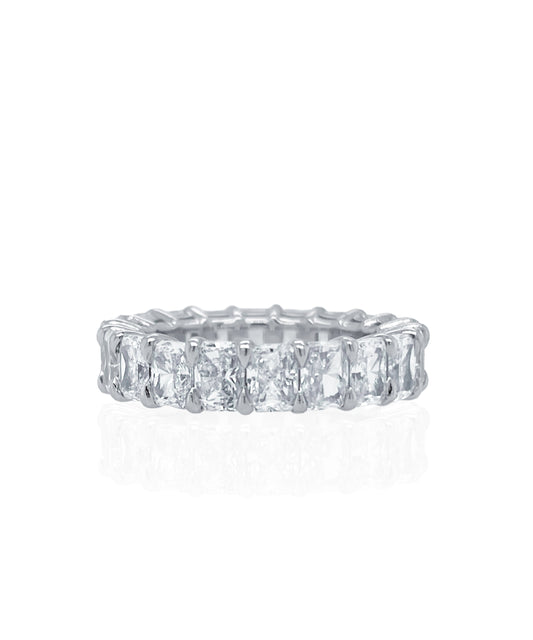 4.78ctw Radiant Eternity Band