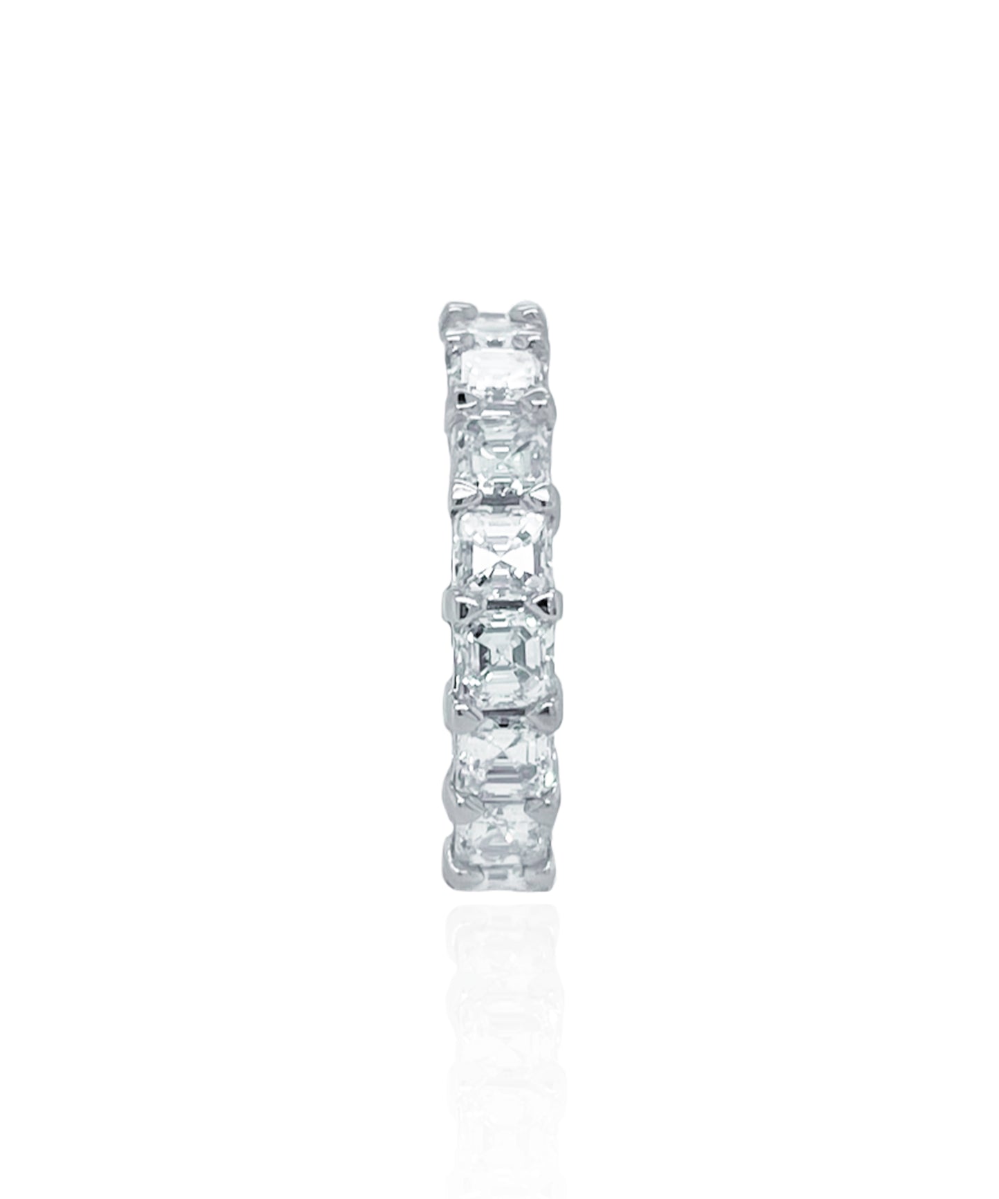 5.18ctw Asscher Eternity Band