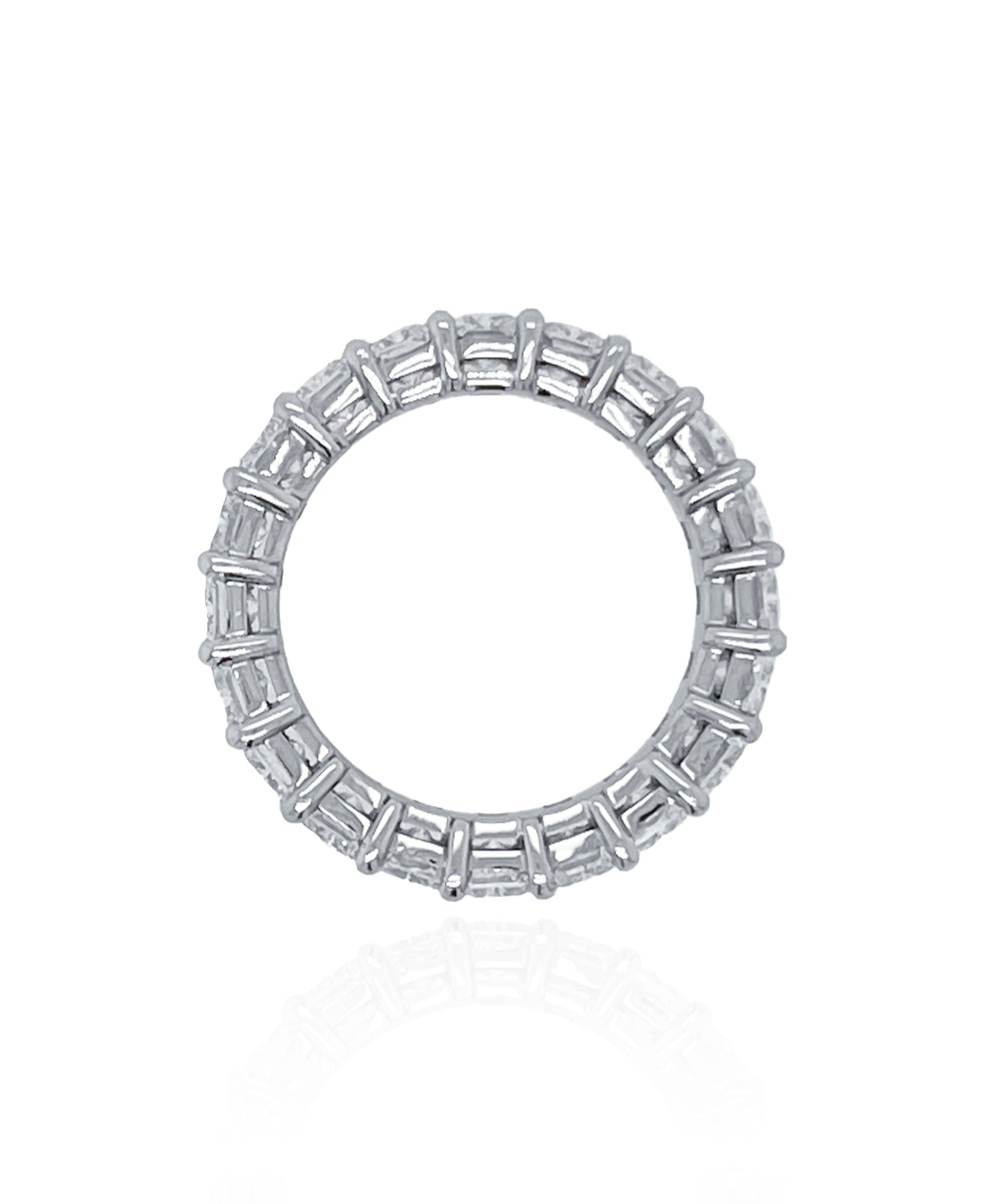 4.78ctw Radiant Eternity Band