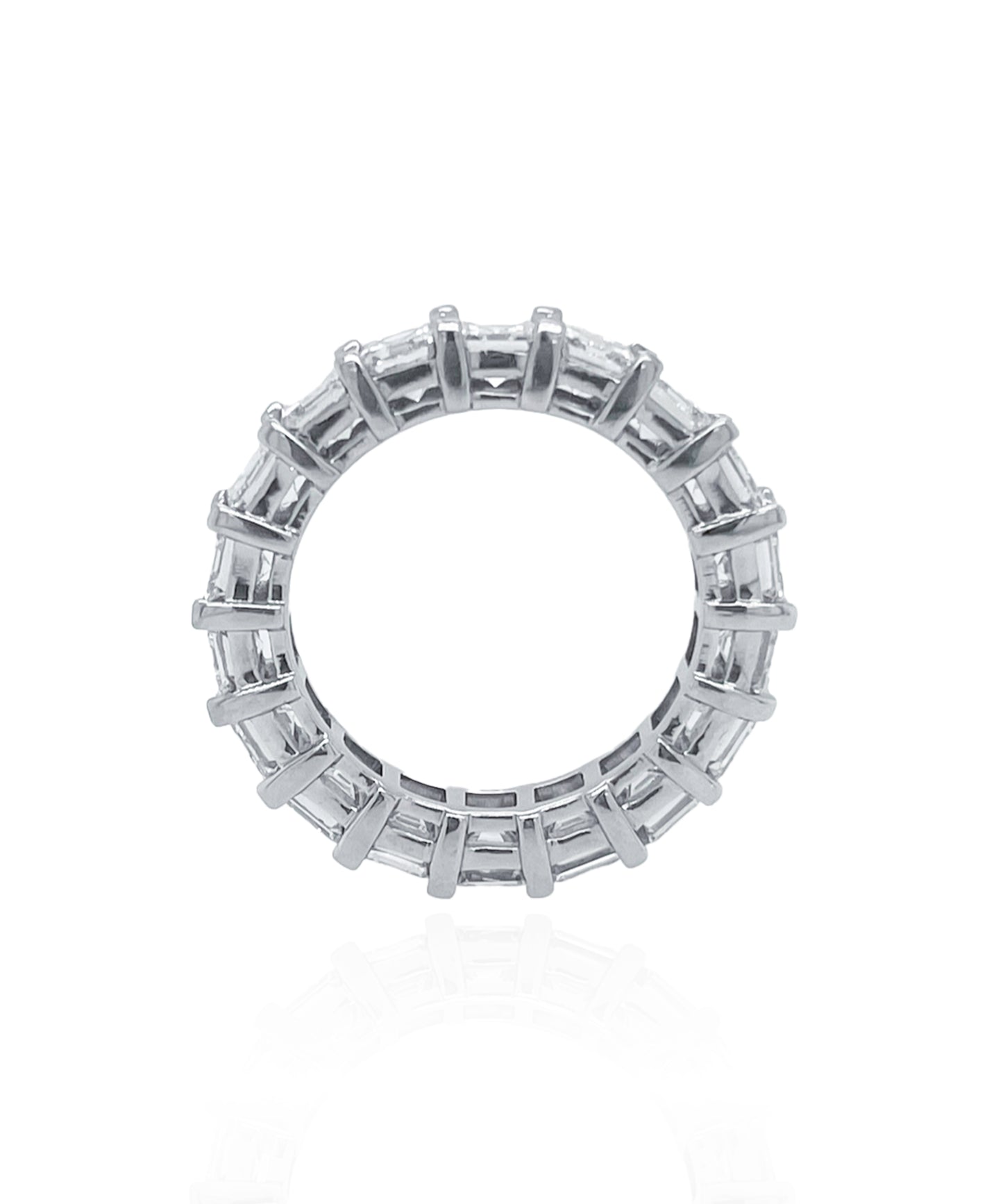 5.18ctw Asscher Eternity Band