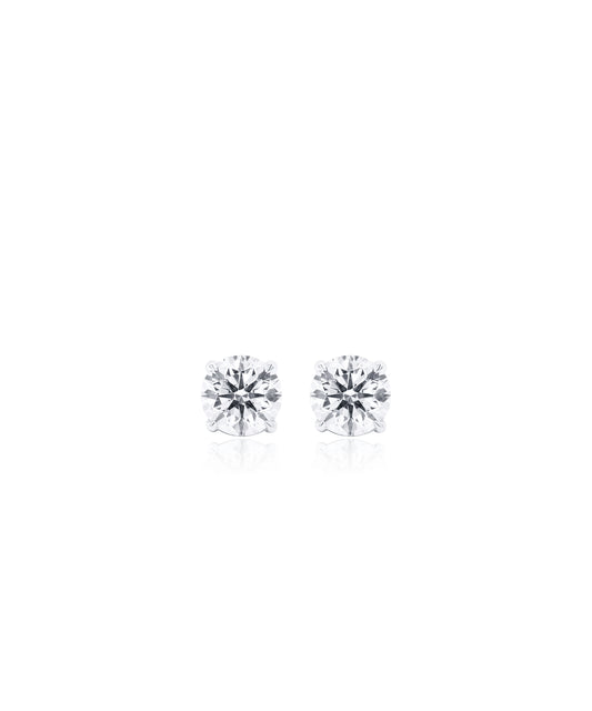 1.00ctw Four Prong Diamond Studs