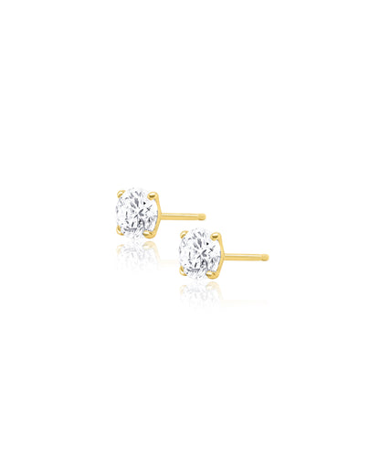 1.00ctw Four Prong Martini Diamond Studs