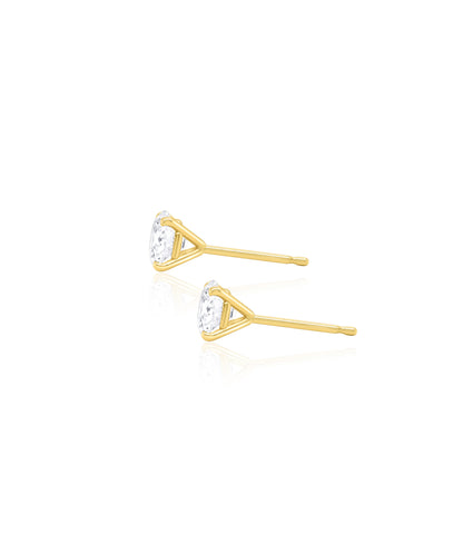 1.00ctw Four Prong Martini Diamond Studs