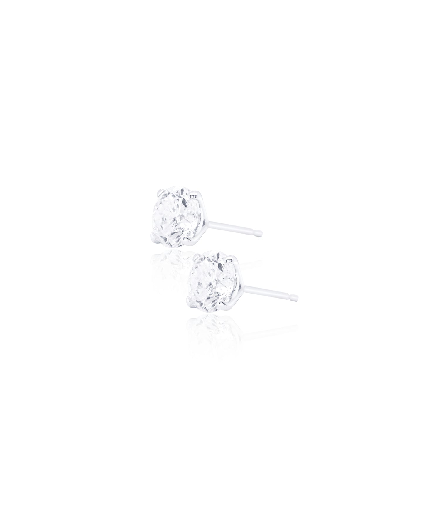 1.25ctw Four Prong Martini Diamond Studs