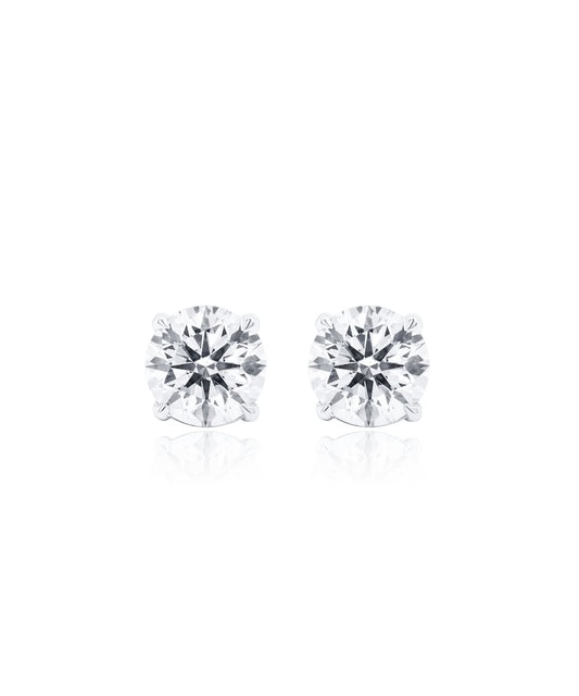 3.00ctw Four Prong Diamond Studs