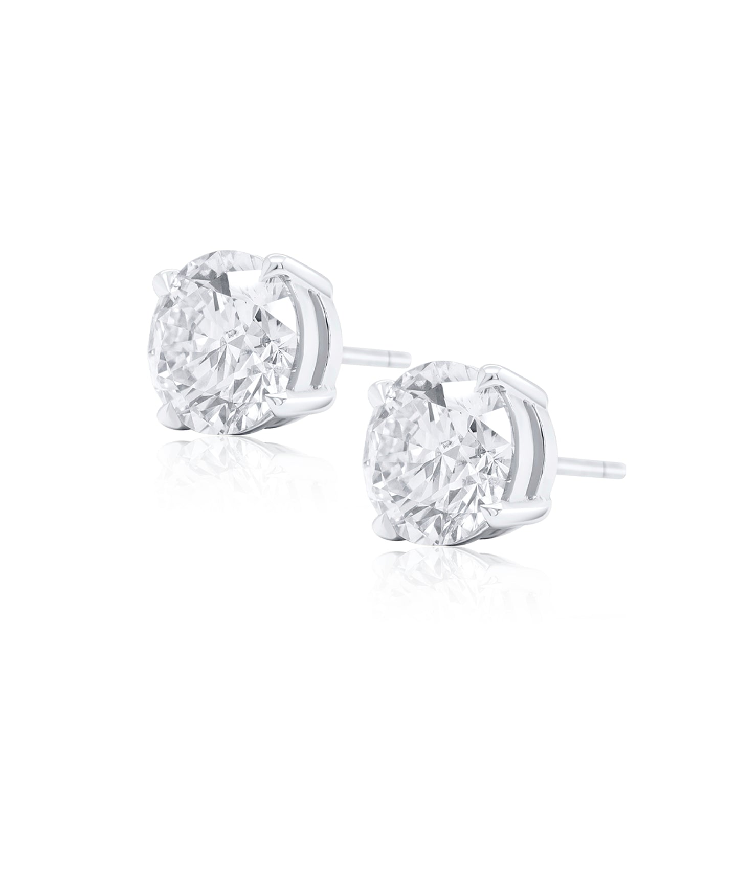 4.00ctw Four Prong Diamond Studs