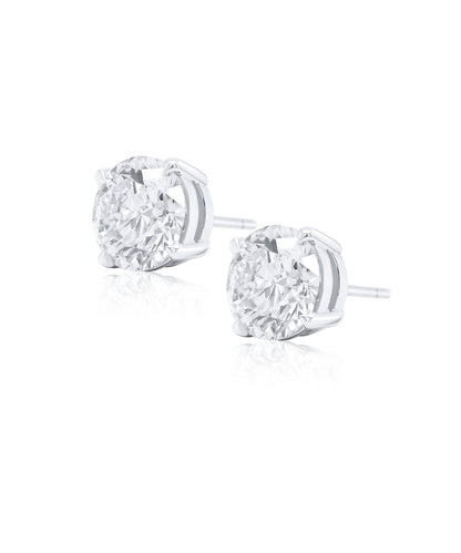 4.00ctw Four Prong Diamond Studs