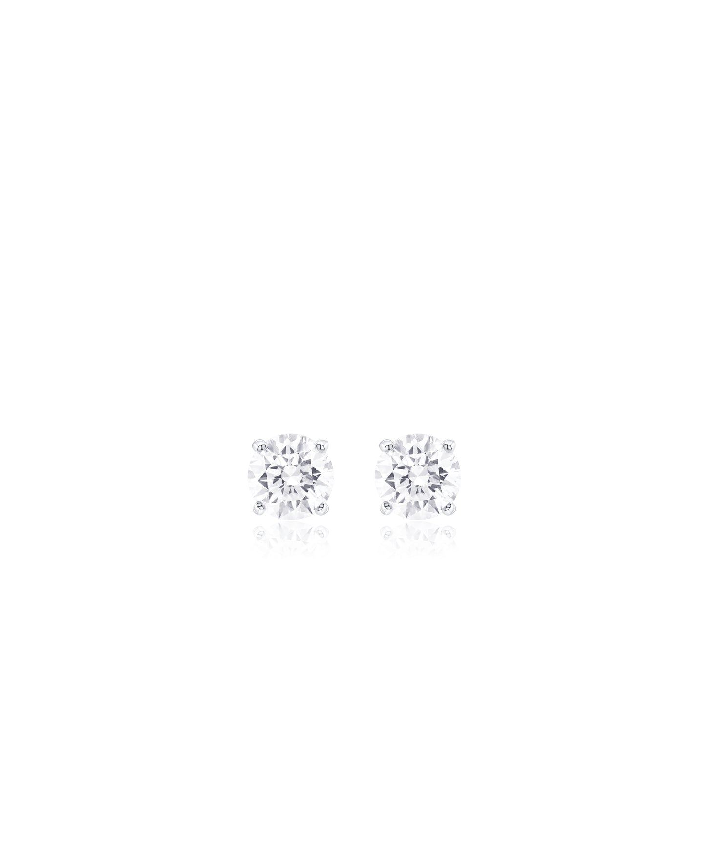 .80ctw Four Prong Martini Diamond Studs