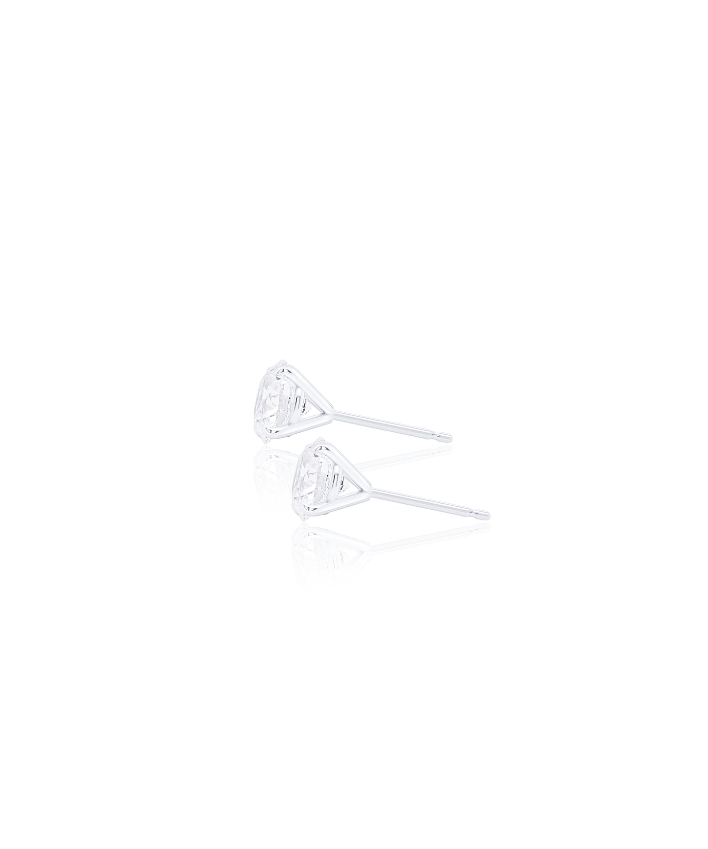 .80ctw Four Prong Martini Diamond Studs