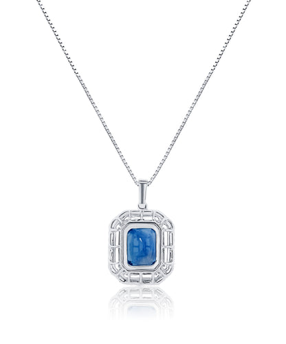 Ocean's Brilliance Sapphire Necklace