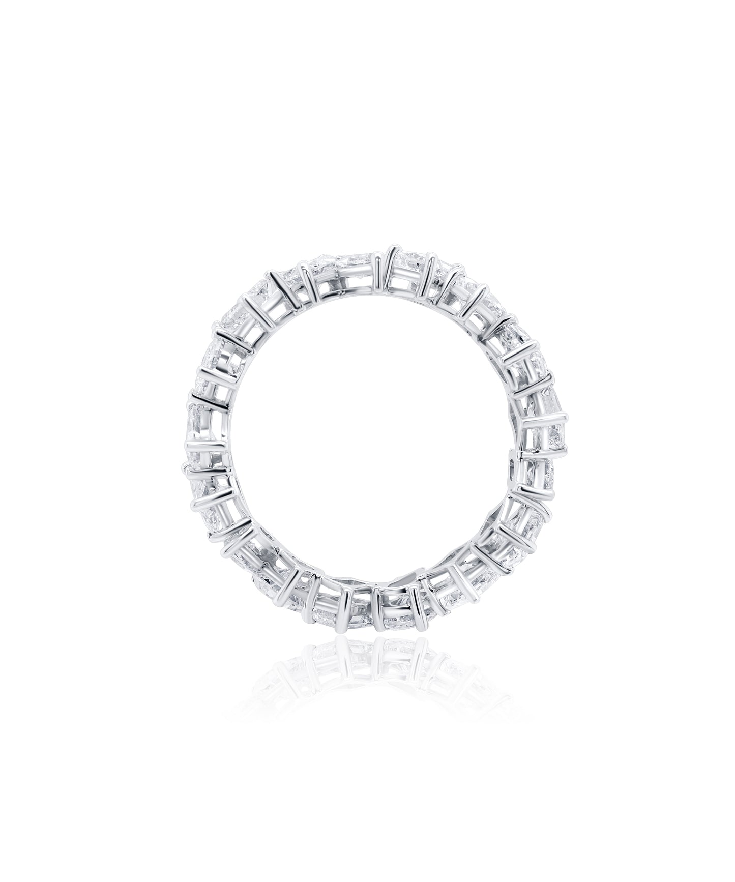 Fancy Multi-Cut Heart Eternity Band