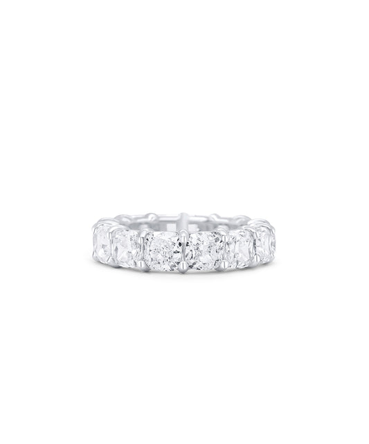 Cushion Cut Diamond Eternity Band