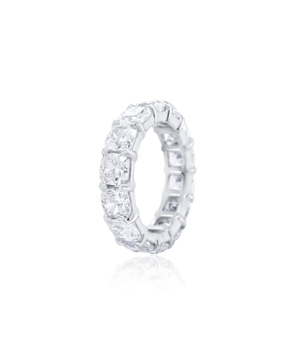 Cushion Cut Diamond Eternity Band